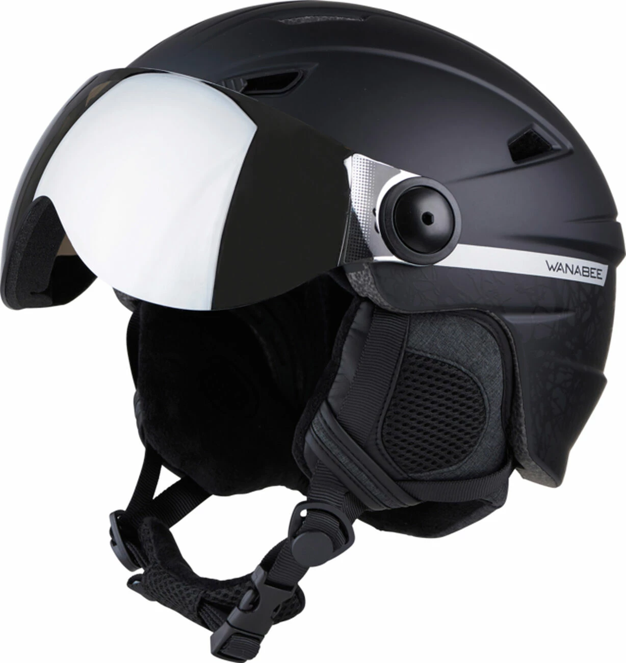 De gros ❤️ Casque Ski Adulte WANABEE BRIDGE VISOR IN MOLD NOIR M 😀 3 De gros ❤️ Casque Ski Adulte WANABEE BRIDGE VISOR IN MOLD NOIR M 😀