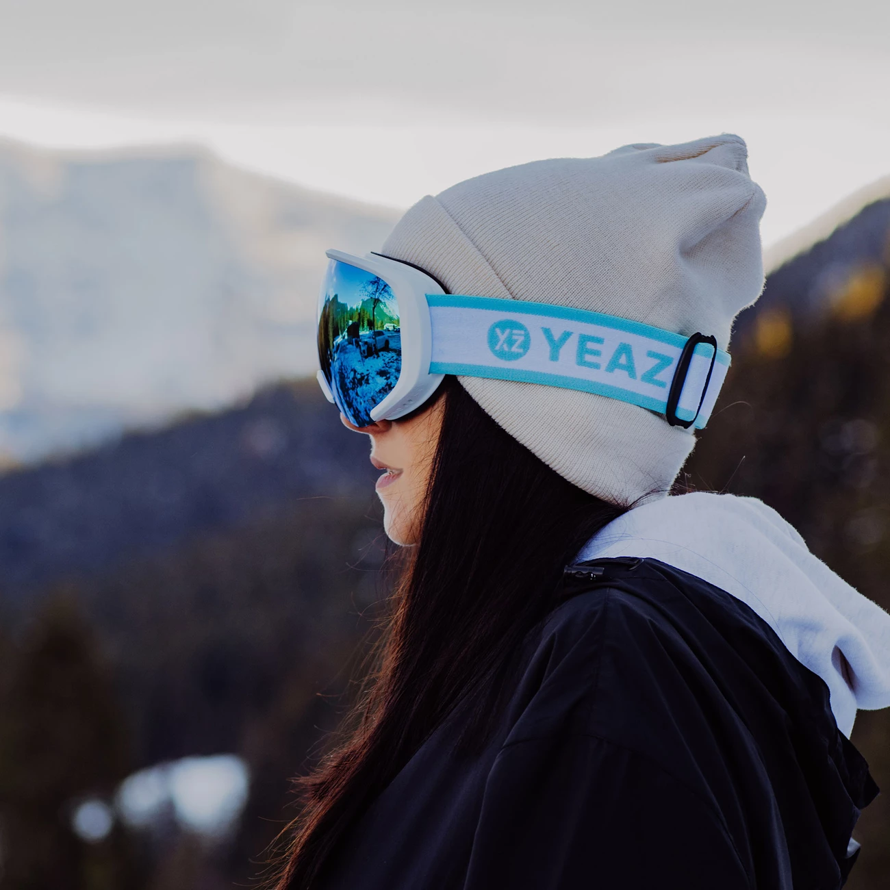 Bon marché 💯 Sports Dhivers Yeaz Black Run Masque De Ski/snowboard Bleu Clair/mat Blanc ⌛ 8 Bon marché 💯 Sports Dhivers Yeaz Black Run Masque De Ski/snowboard Bleu Clair/mat Blanc ⌛ – Image 6