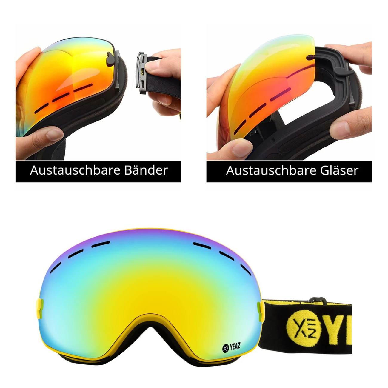 Acheter 🧨 Ski Yeaz Xtrm-summit Masque De Ski / Snowboard Avec Monture Jaune 😉 7 Acheter 🧨 Ski Yeaz Xtrm-summit Masque De Ski / Snowboard Avec Monture Jaune 😉 – Image 5